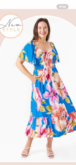 COLOURFUL SUMMER FLORAL MAXI DRESS FROM BOHO