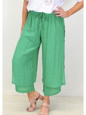 GREEN BEACHPANTS BY HOURGLASS