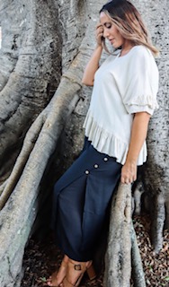 MD LOVE NAVY BEACHPANTS